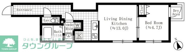 CREATIF池袋本町の物件間取画像